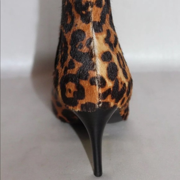Like New Ralph Lauren leopard hair calf ankle stiletto boot - Picture 7 of 10